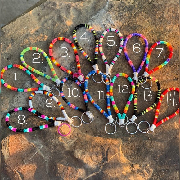 Accessories - Beaded Keychain Wristlet